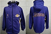 Los Angeles Lakers Nike Purple Full Zip All Stitched Hooded Sweatshirt,baseball caps,new era cap wholesale,wholesale hats